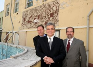 Medienprsentation des Wohnbauprojektes 'Meister-Werk' mit StR. Werner Faymann, Foto: Pressefoto Votava - Klicken Sie auf das Bild und Sie erhalten das Foto in Druckqualitt (463 kB)